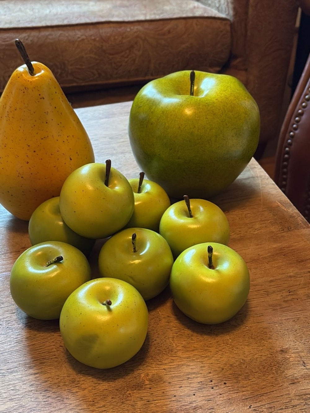 Artificial Green Apple Decorative Fruit Set - Home Accents